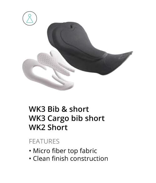 7mesh WK3 Bib Short W's - black - Bilde 2