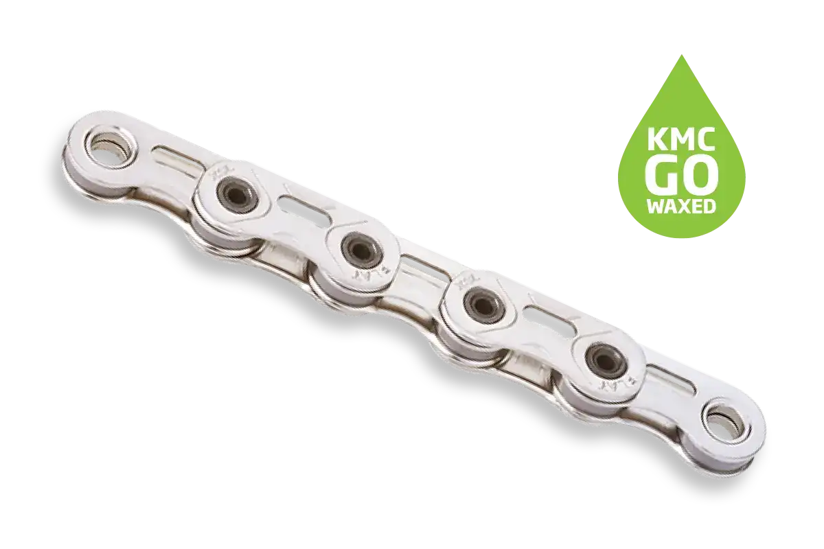 KMC X12SL Flat Go Waxed Kjede Sølv
