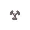 Fox Tri-lobe Lockout Plate: (.800 OD