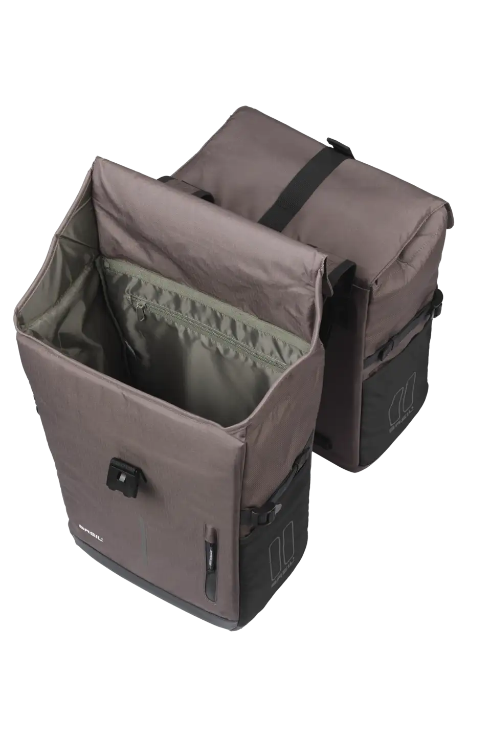 Basil Move Sideveske Sett - Brun – Brun, 30 ltr, Universal Bridge - Bilde 7