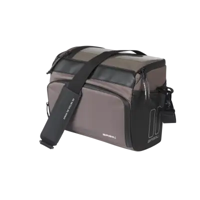 Basil Move KF Veske Front - Brun, 8 ltr, ink KF plate