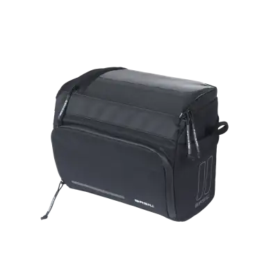 Basil Move KF Veske Front - Sort, 8 ltr, ink KF plate