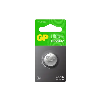 GP Ultra Plus 2032 Knappcell Batteri 3V