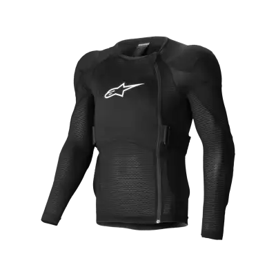 Alpinestars Plasma Beskyttelsesjakke - Sort/Hvit
