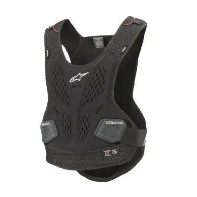 Alpinestars Bionic Pro Bryst-/Ryggplate – XX-Large, Sort/Grå, Level 1, 936gr