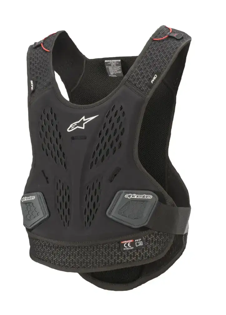 Alpinestars Bionic Pro Bryst-/Ryggplate – XX-Large, Sort/Grå, Level 1, 936gr