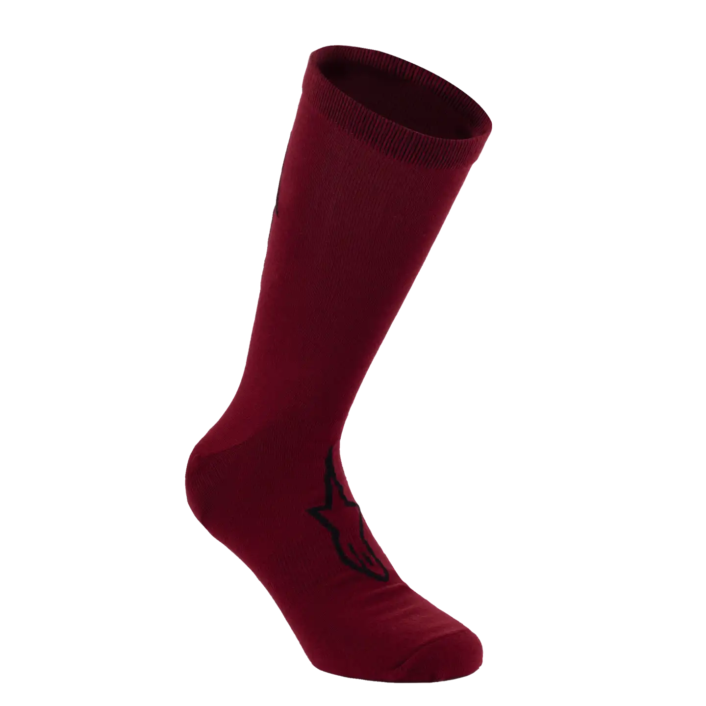 Alpinestars A-Dura Thermal Sokker - Burgunder Rød – Small/Medium, 38-42, 23cm