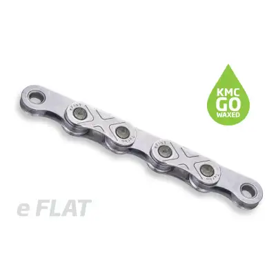 KMC E Flat EPT Go Waxed Kjede Sølv