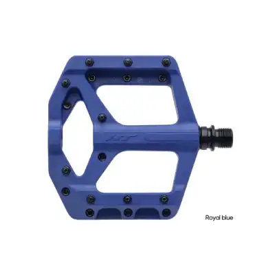HT PA32A Supreme-C Platformpedal - Mørk Blå – Nylon kompositt, 101x100mm,20-pins,345g