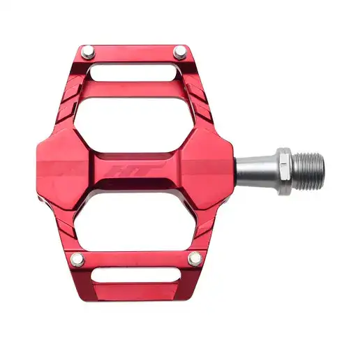 HT AR06 Platformpedal JUNIOR - Rød – Alu, 68x84x17mm, 4-pins, 260g