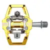 HT T2 Enduro Pedaler – Brun – Alu, 4-pins, m/cleats, 376gr