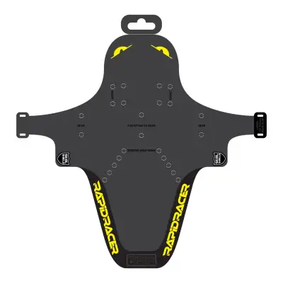 RRP Enduroguard v4.2 L For/Bakskjerm - Gul – Til gaffel/bakrammer, inkl. strips