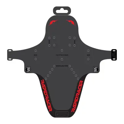 RRP Enduroguard v4.2 L For/Bakskjerm - Rød – Til gaffel/bakrammer, inkl. strips