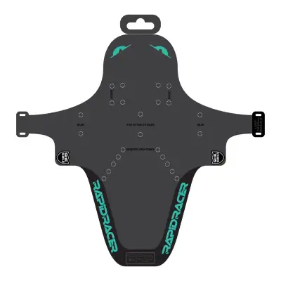 RRP Enduroguard v4.2 L For/Bakskjerm - Turkis – Til gaffel/bakrammer, inkl. strips