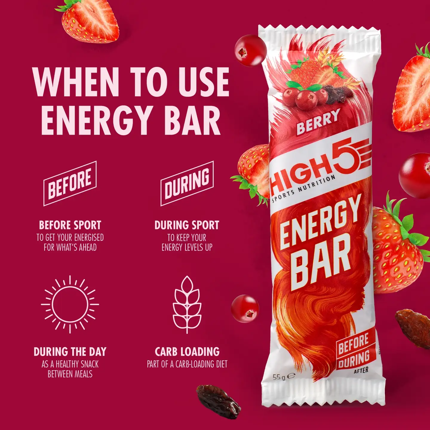 HIGH5 EnergyBar Bær - Bilde 3