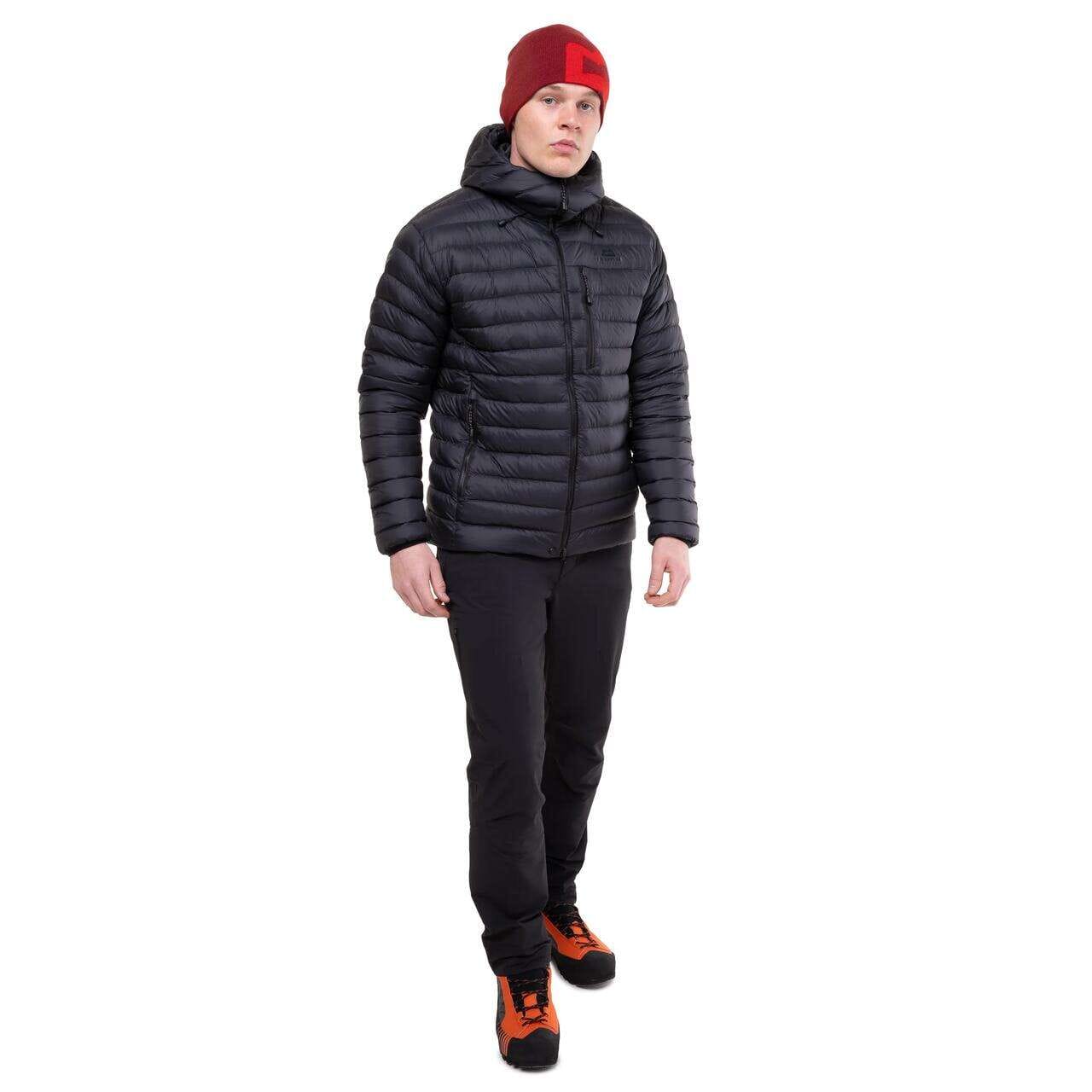 Mountain Equipment Earthrise jakke med hette – herre, Black - Black/Black - Bilde 3