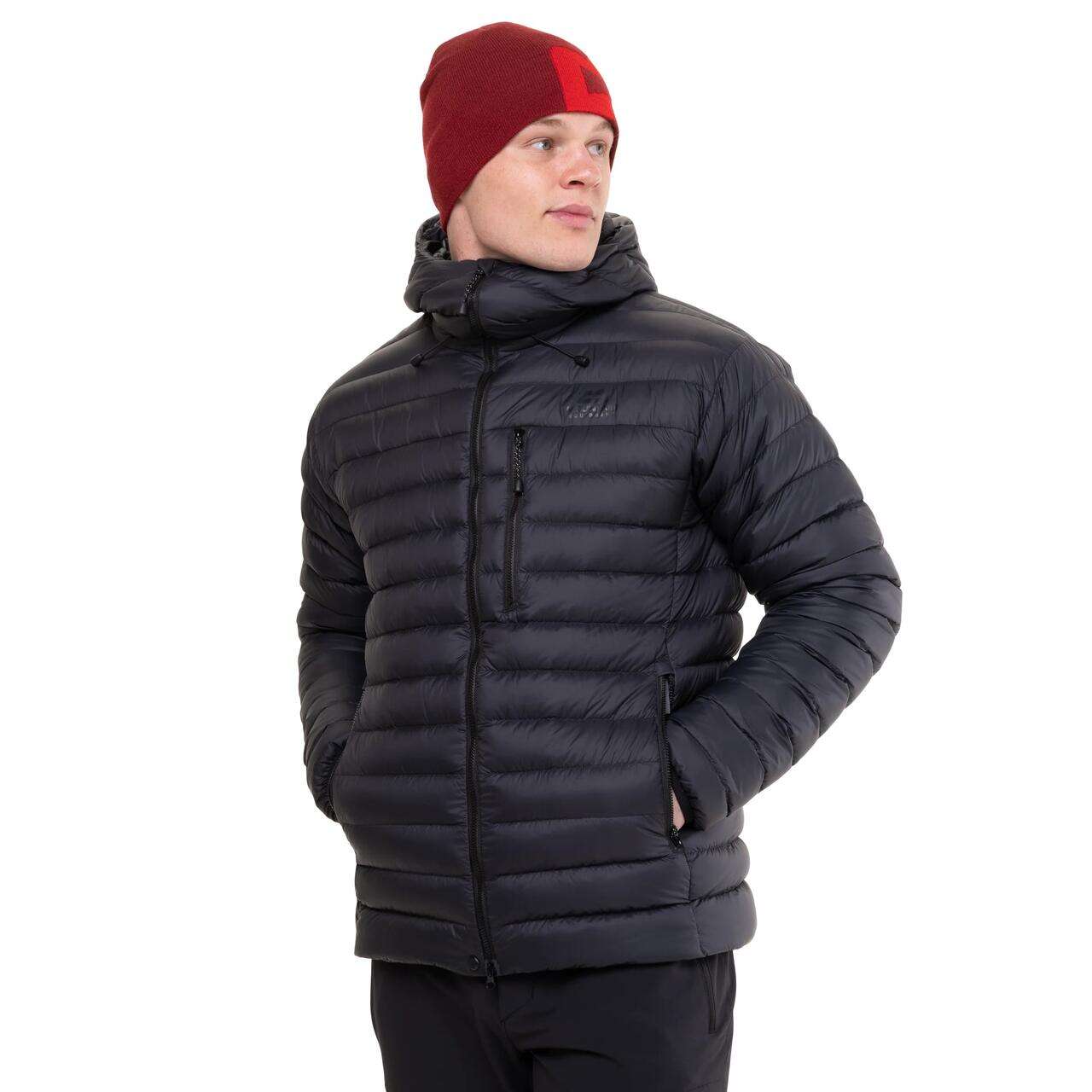 Mountain Equipment Earthrise jakke med hette – herre, Black - Black/Black - Bilde 4