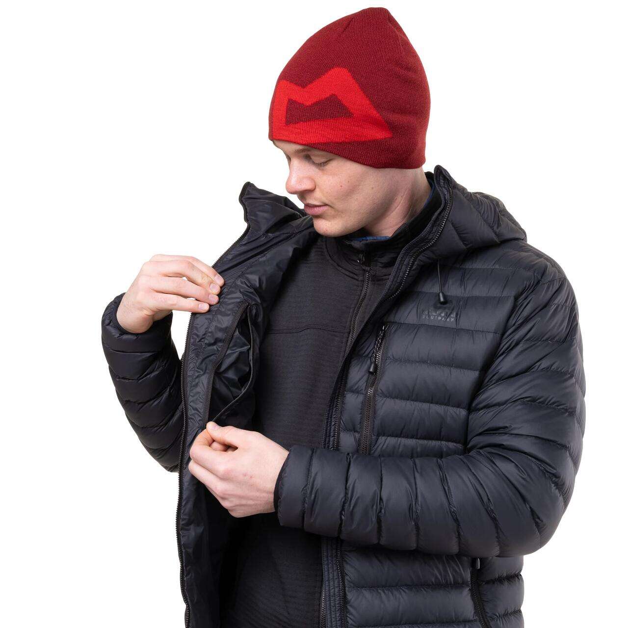Mountain Equipment Earthrise jakke med hette – herre, Black - Black/Black - Bilde 6