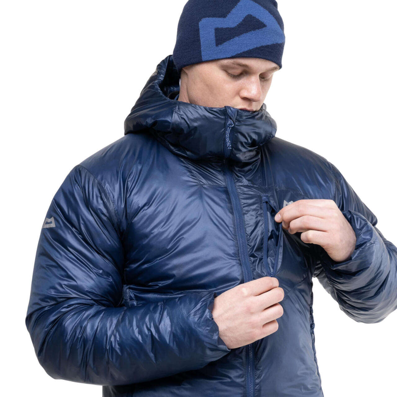 Mountain Equipment Oreus jakke med hette – herre, Admiral Blue - Bilde 5