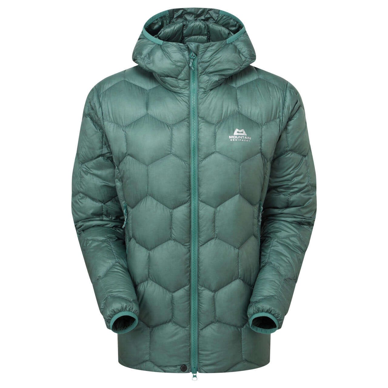 Mountain Equipment Xenith jakke med hette – dame, Sea Pine