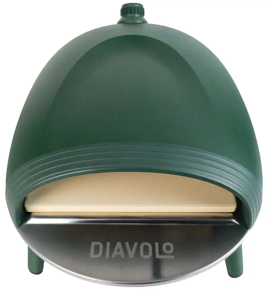 Delivita Diavolo Gas-Fired Pizza Oven – Green - Bilde 3