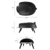 Delivita Diavolo Gas-Fired Pizza Oven – Black - Bilde 14