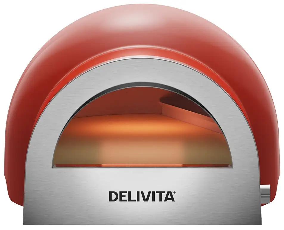 Delivita Flow Dual-Fuel Pizza Oven – Chilli Red - Bilde 2