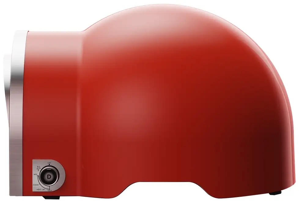 Delivita Flow Dual-Fuel Pizza Oven – Chilli Red - Bilde 3