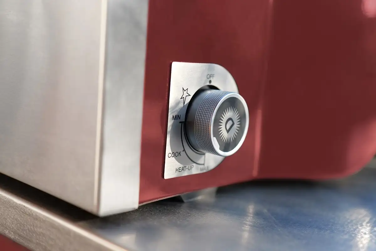 Delivita Flow Dual-Fuel Pizza Oven – Chilli Red - Bilde 6
