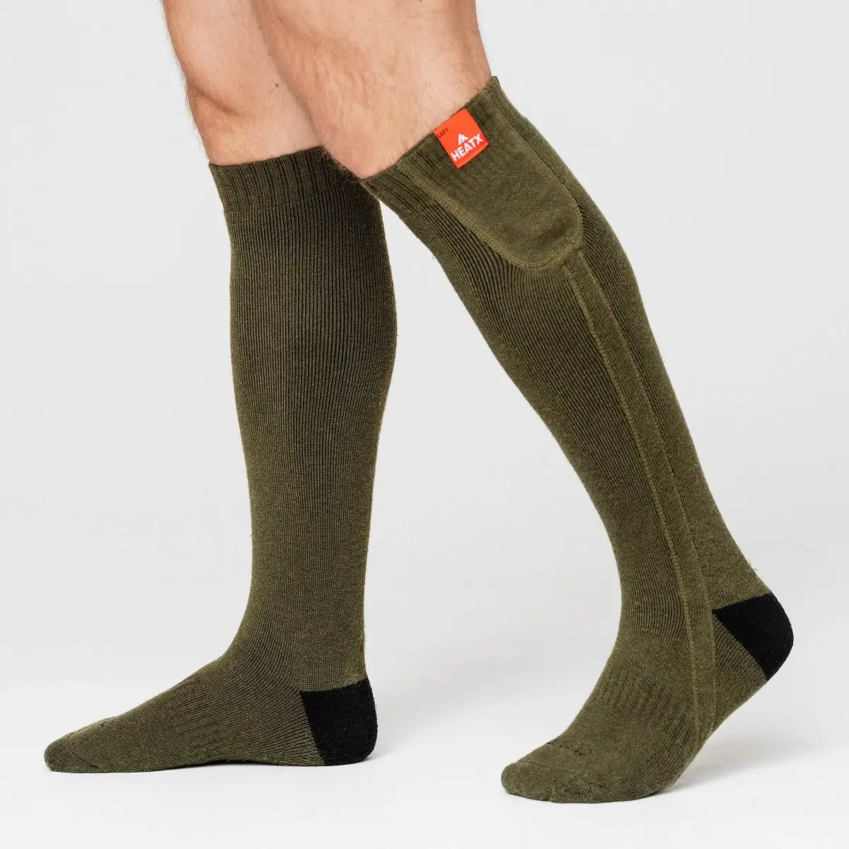 HeatX Everyday Socks and Battery v3 – Green - Bilde 3