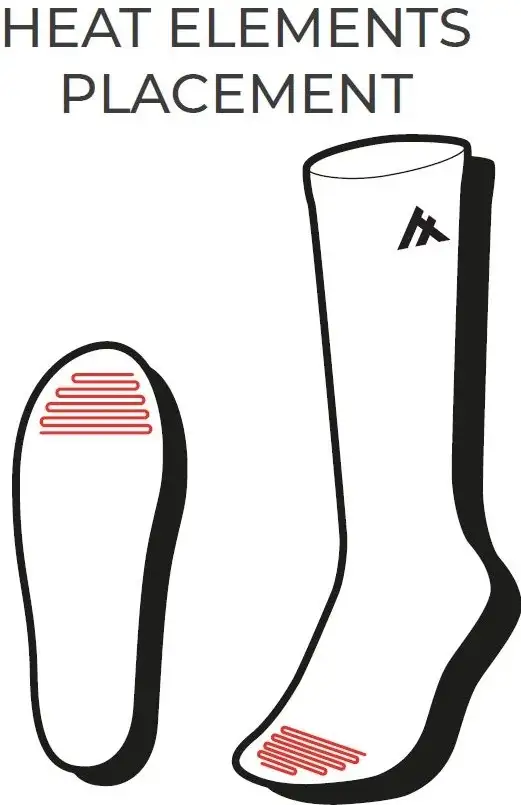 HeatX Everyday Socks and Battery v3 – Green - Bilde 7