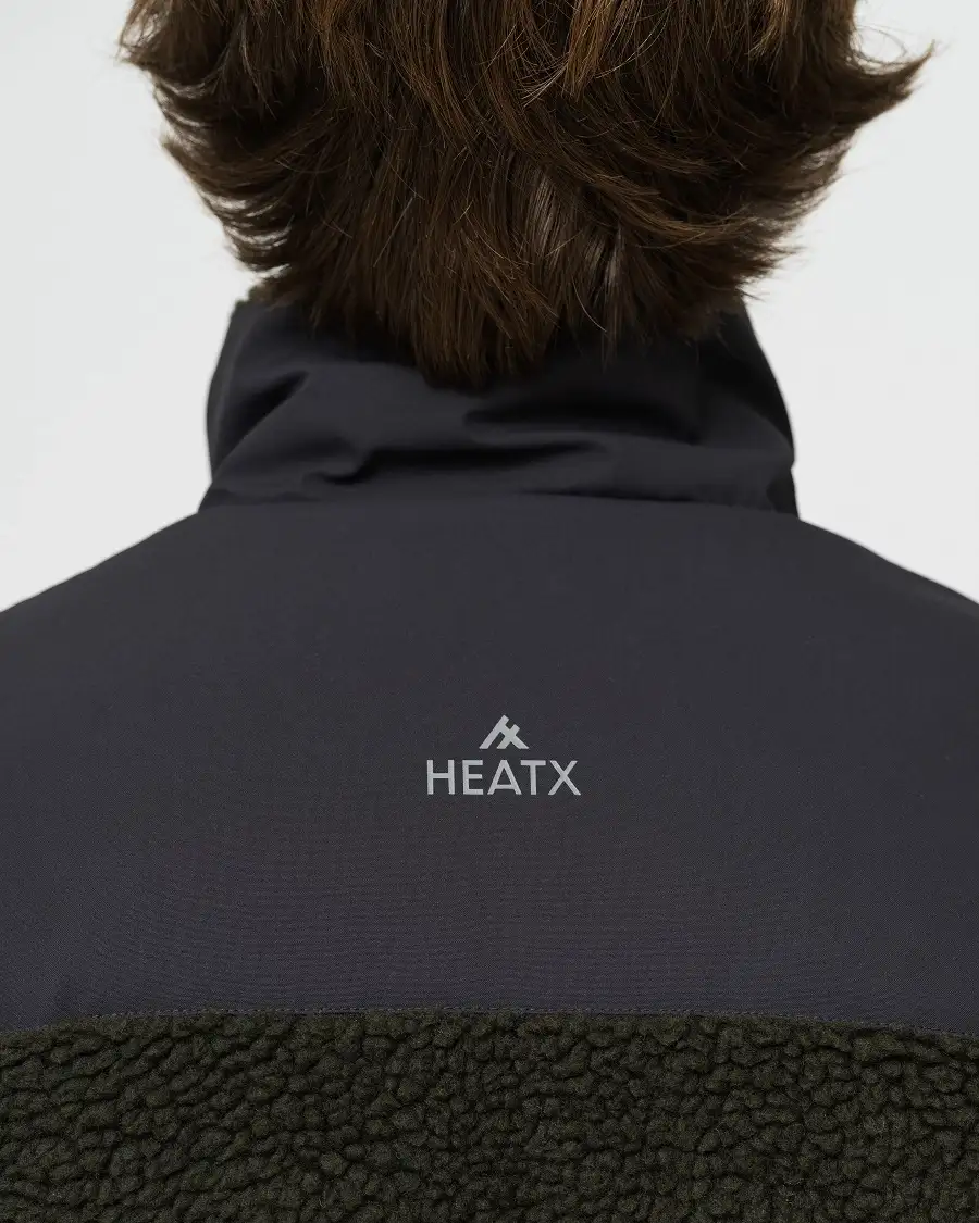HeatX Hybrid Pile Jacket – Olive/Black - Battery Heated - Bilde 15