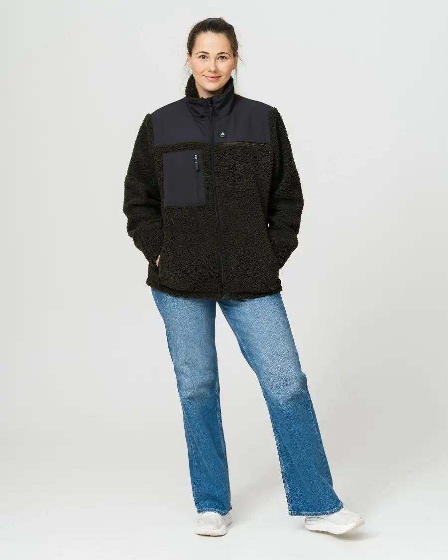 HeatX Hybrid Pile Jacket – Olive/Black - Battery Heated - Bilde 10