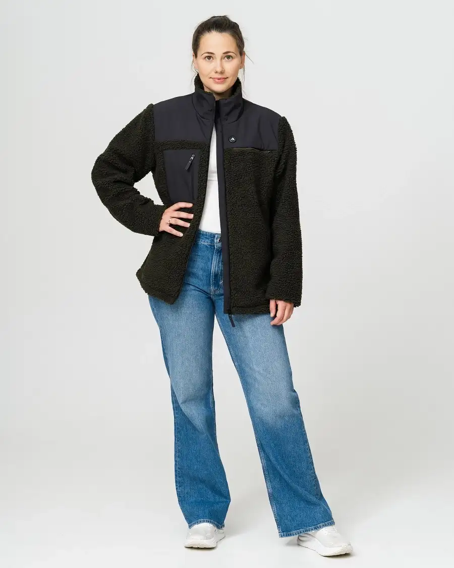 HeatX Hybrid Pile Jacket – Olive/Black - Battery Heated - Bilde 9
