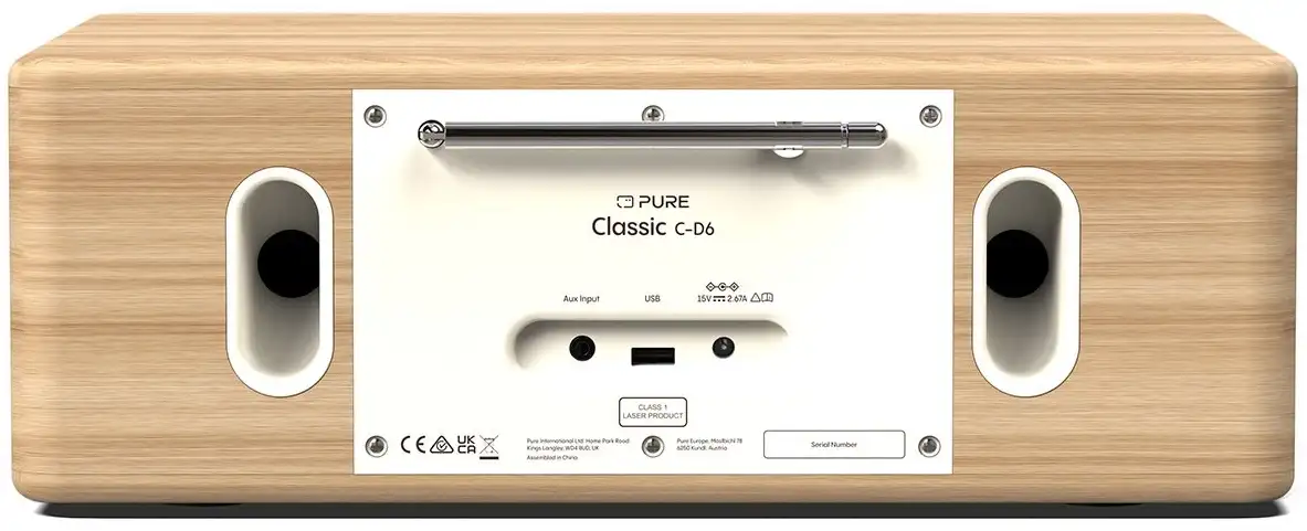 Pure Classic C-D6 – Cotton White/Oak - Bilde 4