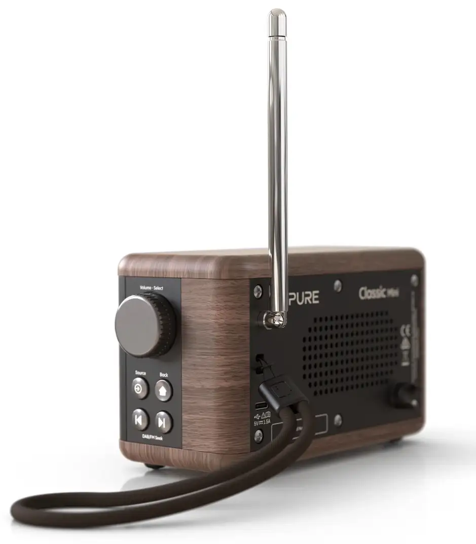 Pure Classic Mini – Coffee Black/Walnut - Bilde 4