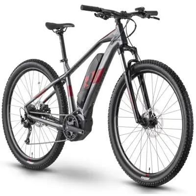 Raymon HardRay E 3.0 – 29", anthrazit/d.red, PW-TE 500Wh