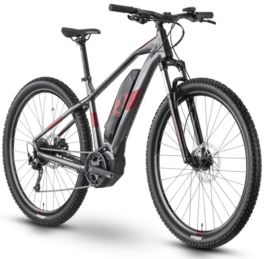 Raymon HardRay E 3.0 – 29", anthrazit/d.red, PW-TE 500Wh