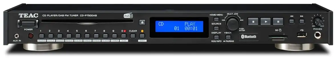 TEAC CD-P750DAB CD Player/DAB+/FM – Black