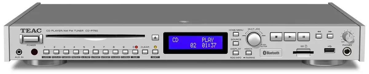 TEAC CD-P750DAB CD Player/DAB+/FM – Silver