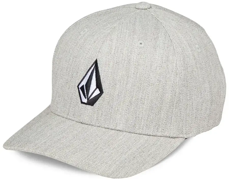 Volcom Full Stone Hthr Flexfit Hat – Grey