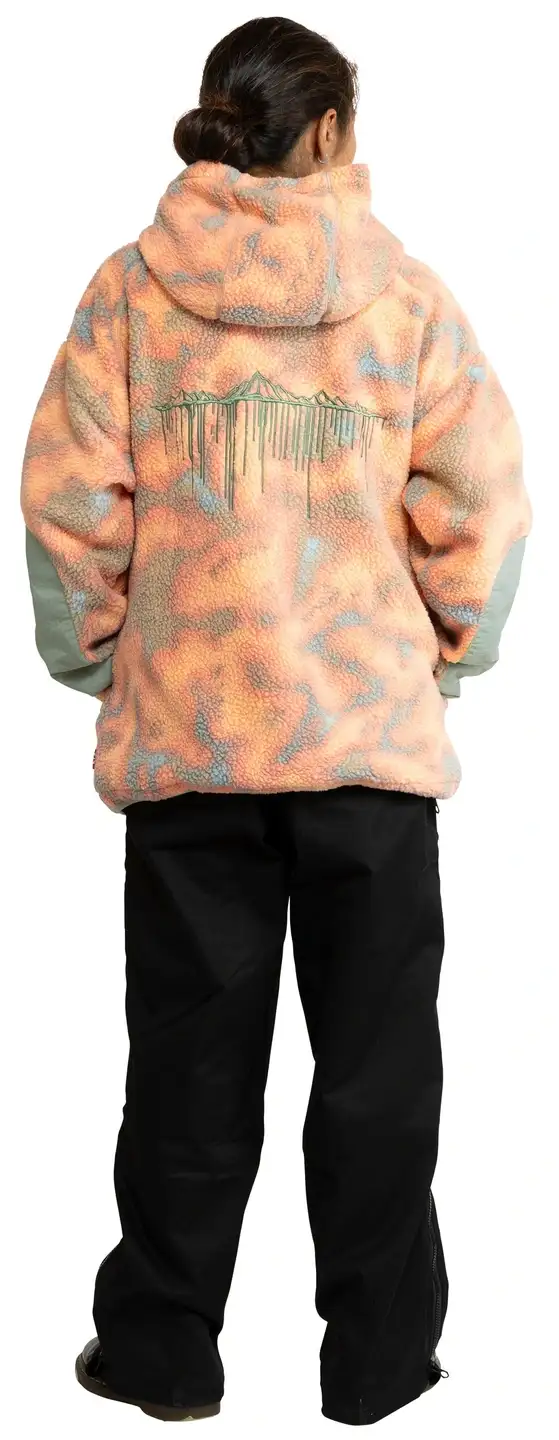 Volcom TT B Iguchi Zip Fleece – Orange - Bilde 6