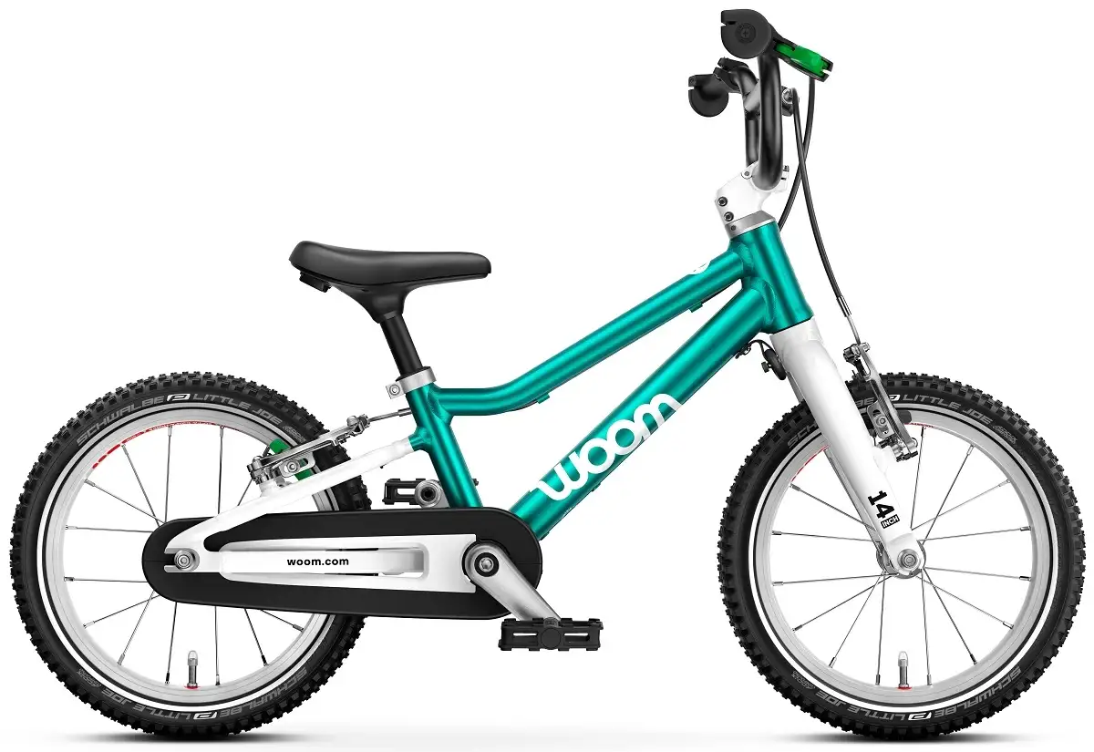 Woom Go 2 14" – 5,3kg, 3-4,5 år, 95-110cm, Yellow - Bilde 2