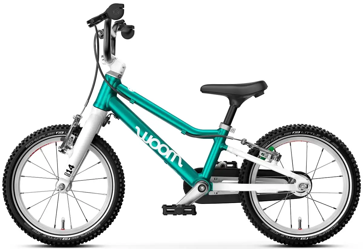 Woom Go 2 14" – 5,3kg, 3-4,5 år, 95-110cm, Yellow - Bilde 3