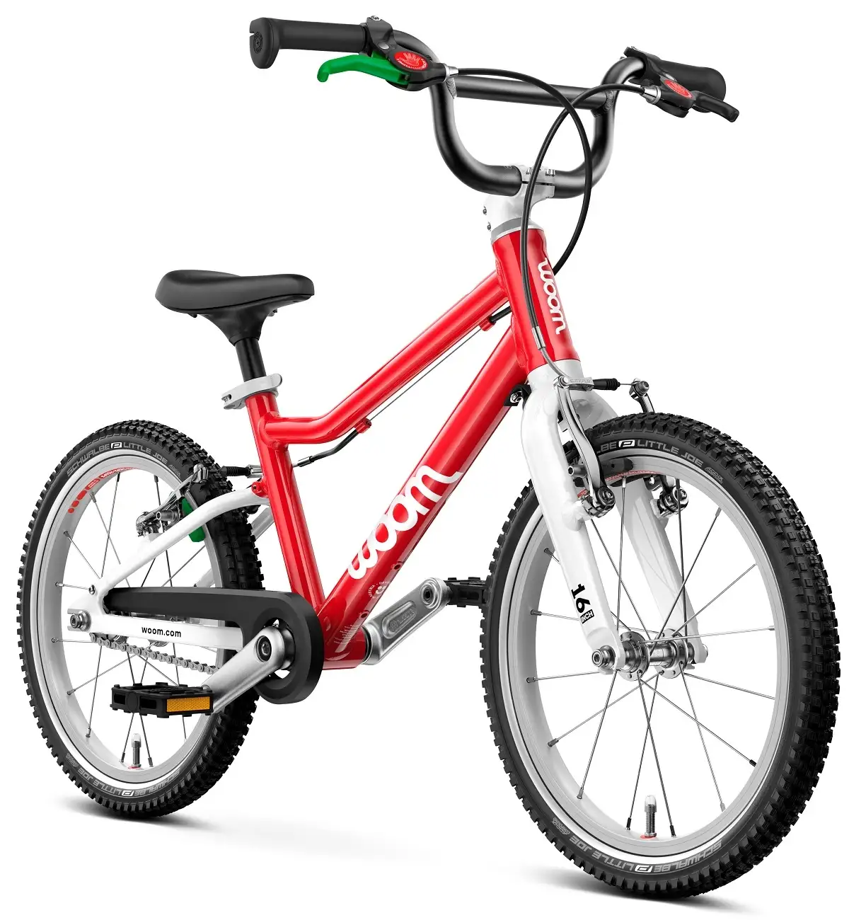 Woom Go 3 16" – 5,7kg, 4-6 år, 105-120cm, Red