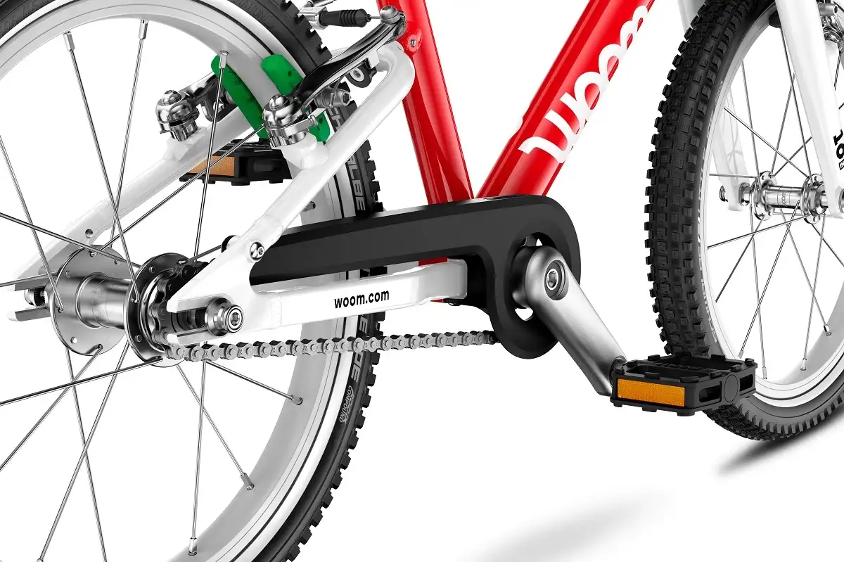 Woom Go 3 16" – 5,7kg, 4-6 år, 105-120cm, Red - Bilde 4