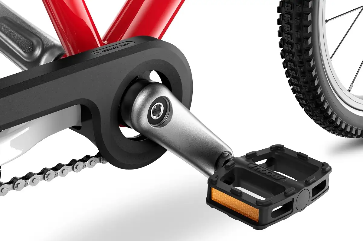 Woom Go 3 16" – 5,7kg, 4-6 år, 105-120cm, Red - Bilde 5