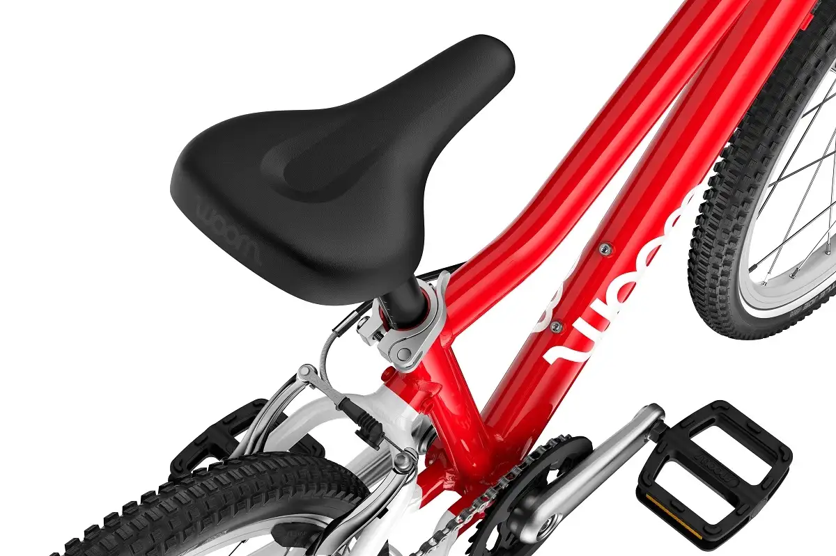 Woom Go 4 20" – 7,8kg, 6-8 år, 115-130cm, Red - Bilde 6
