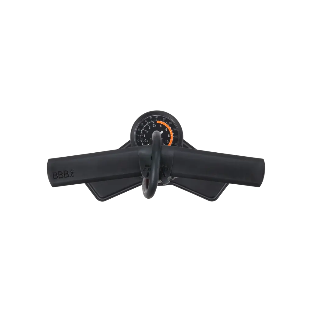 BBB AirSwitch BFP-41B Manometerpumpe – Oransje,alu, alle ventiler, 160psi/11bar - Bilde 2