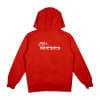 DMM Logo Hoodie Unisex - Red – Molten Lava - Bilde 3